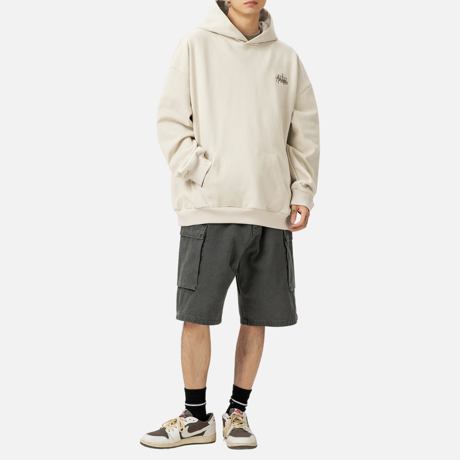 Heavyweight Hand-Drawn Embroidery Hoodie