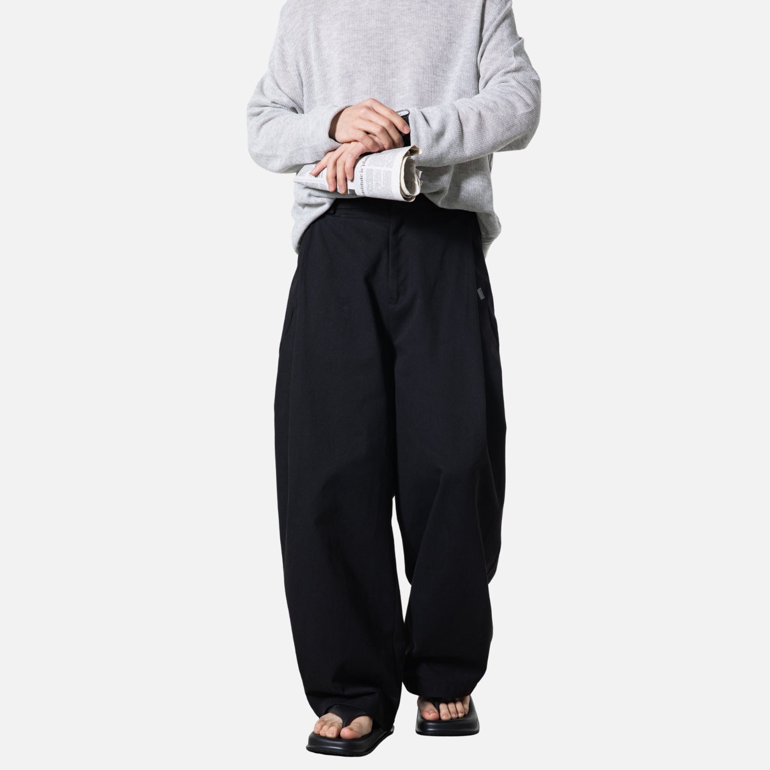 Pleated Vintage Cotton Pants