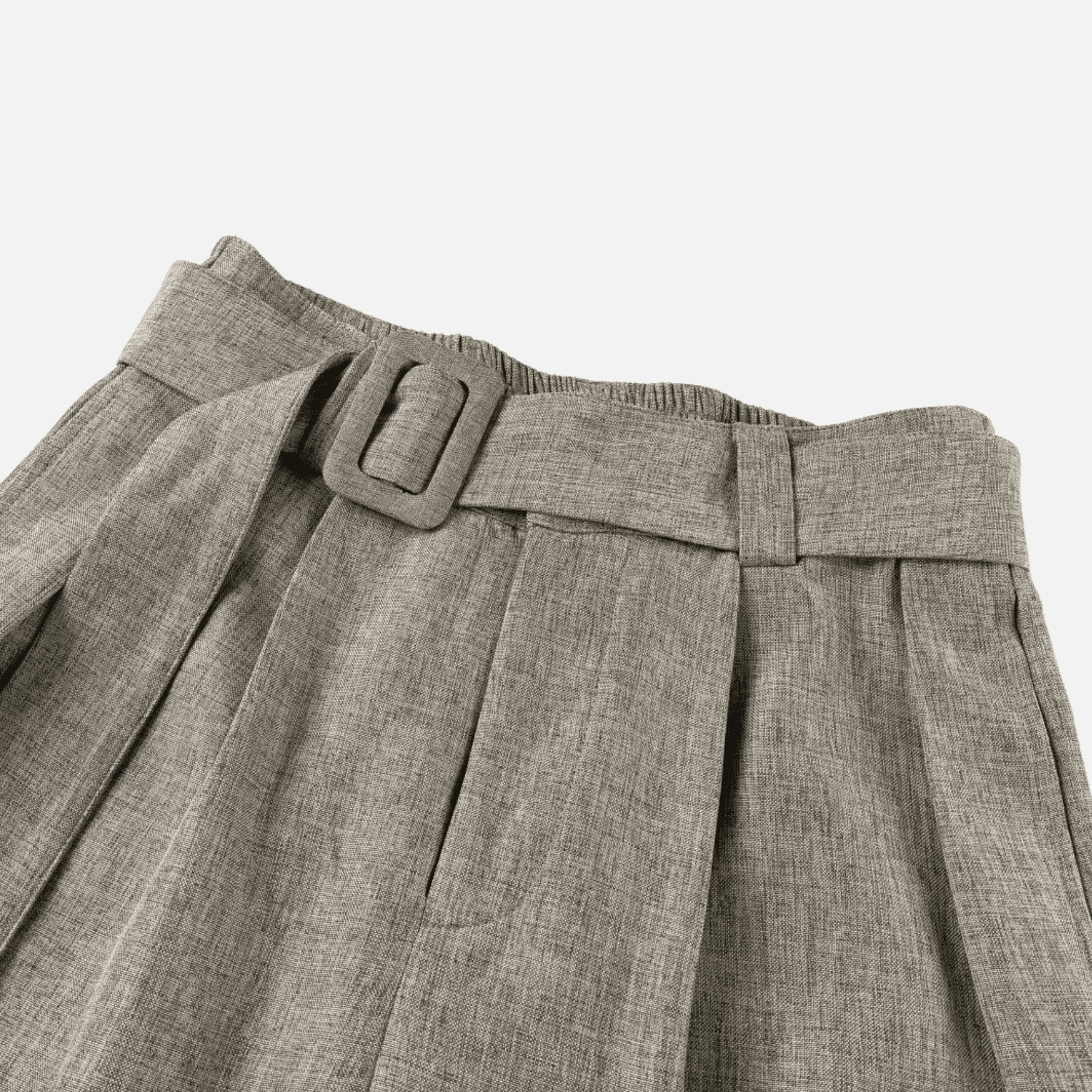 Pleated Drape Blade Baggy Trousers