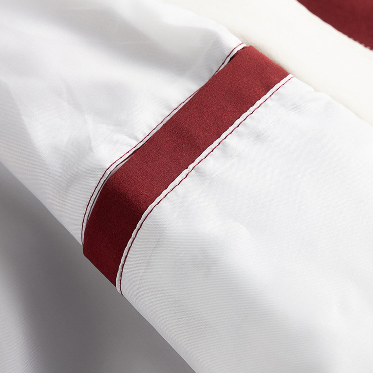 Colorblock Utility Stand Collar Jacket