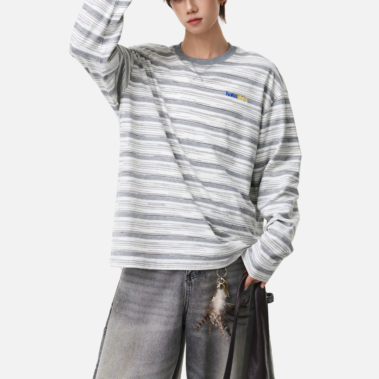 Japanese Striped Long Sleeve Tee