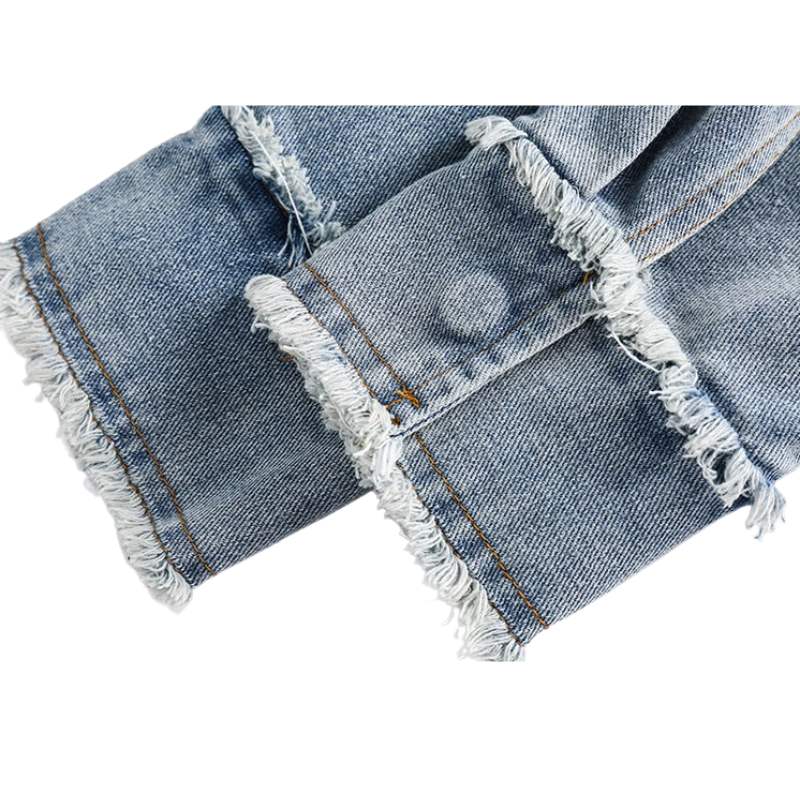 Herbstliche Streetwear Kultige Jeansjacke