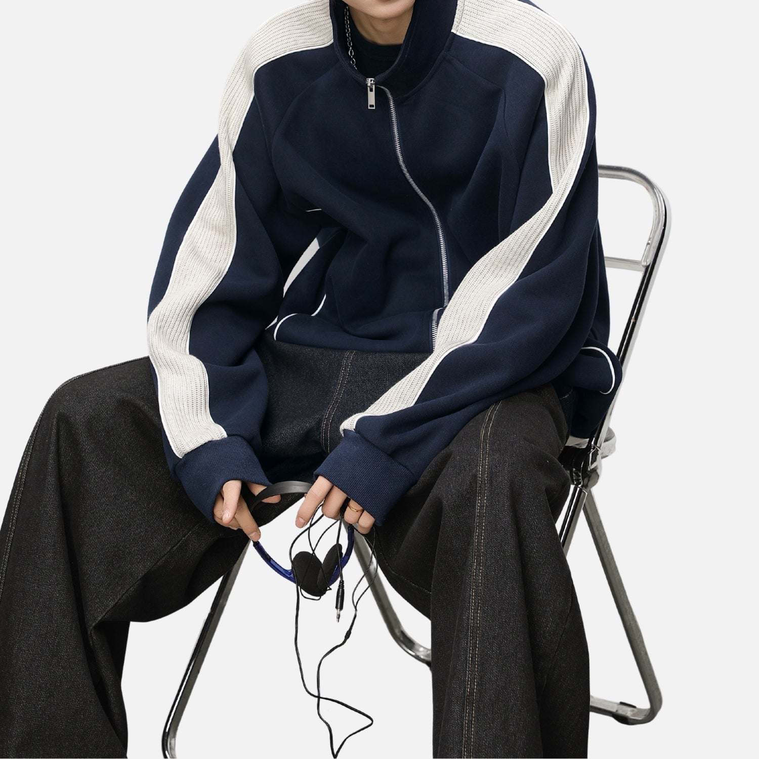 Heavyweight Raglan Zip-Up Jacket