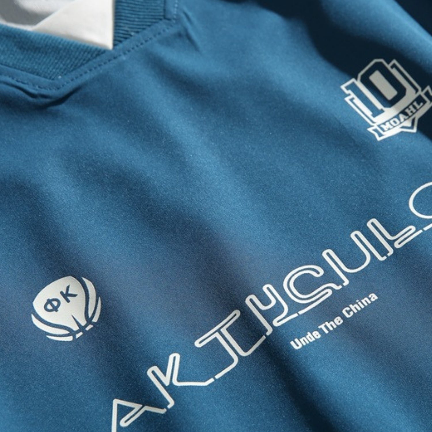 Japanese Colorblock Baseball Sweatshirt