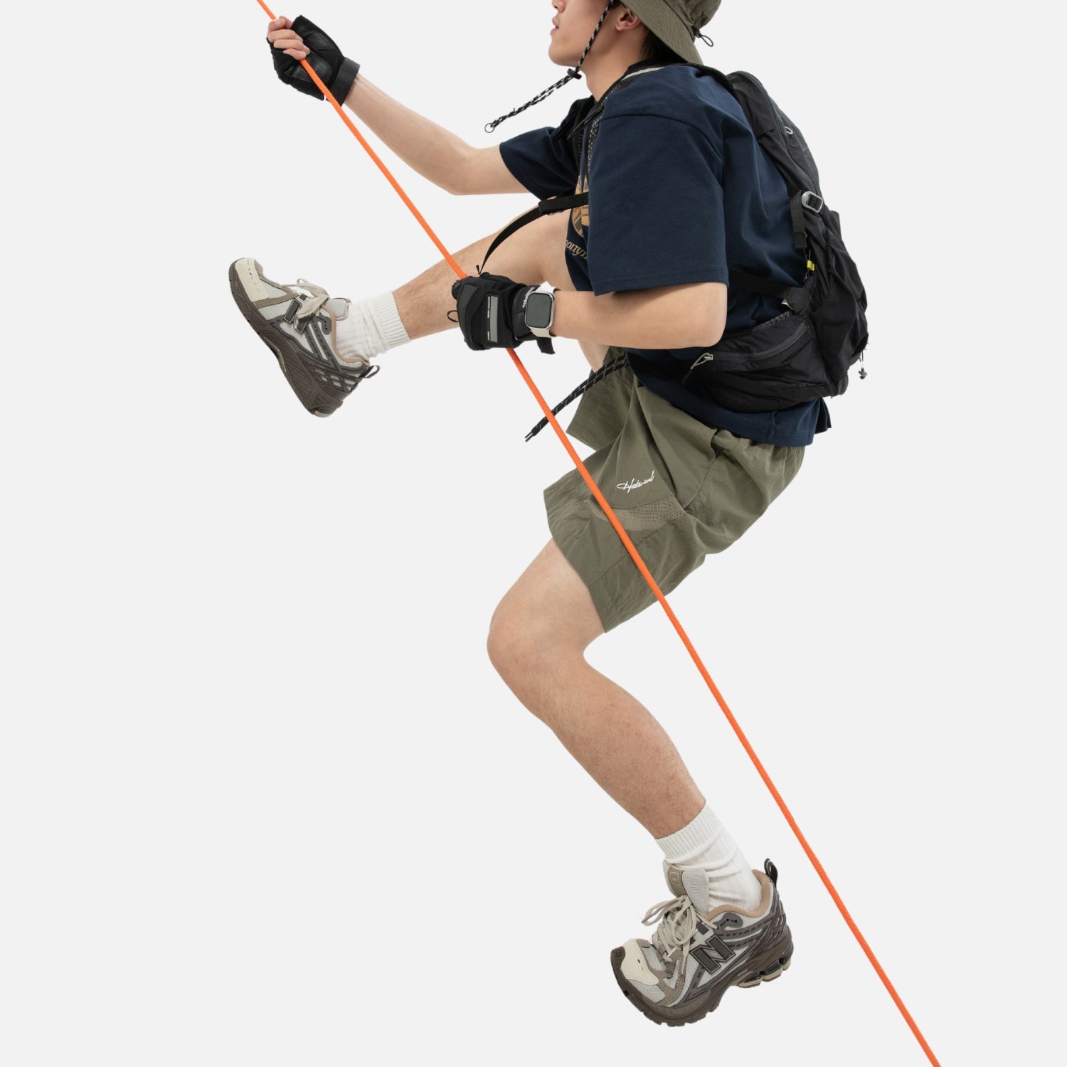 Mesh Panel Breathable Shorts