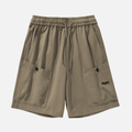 Short Cargo Brodé de Lettres