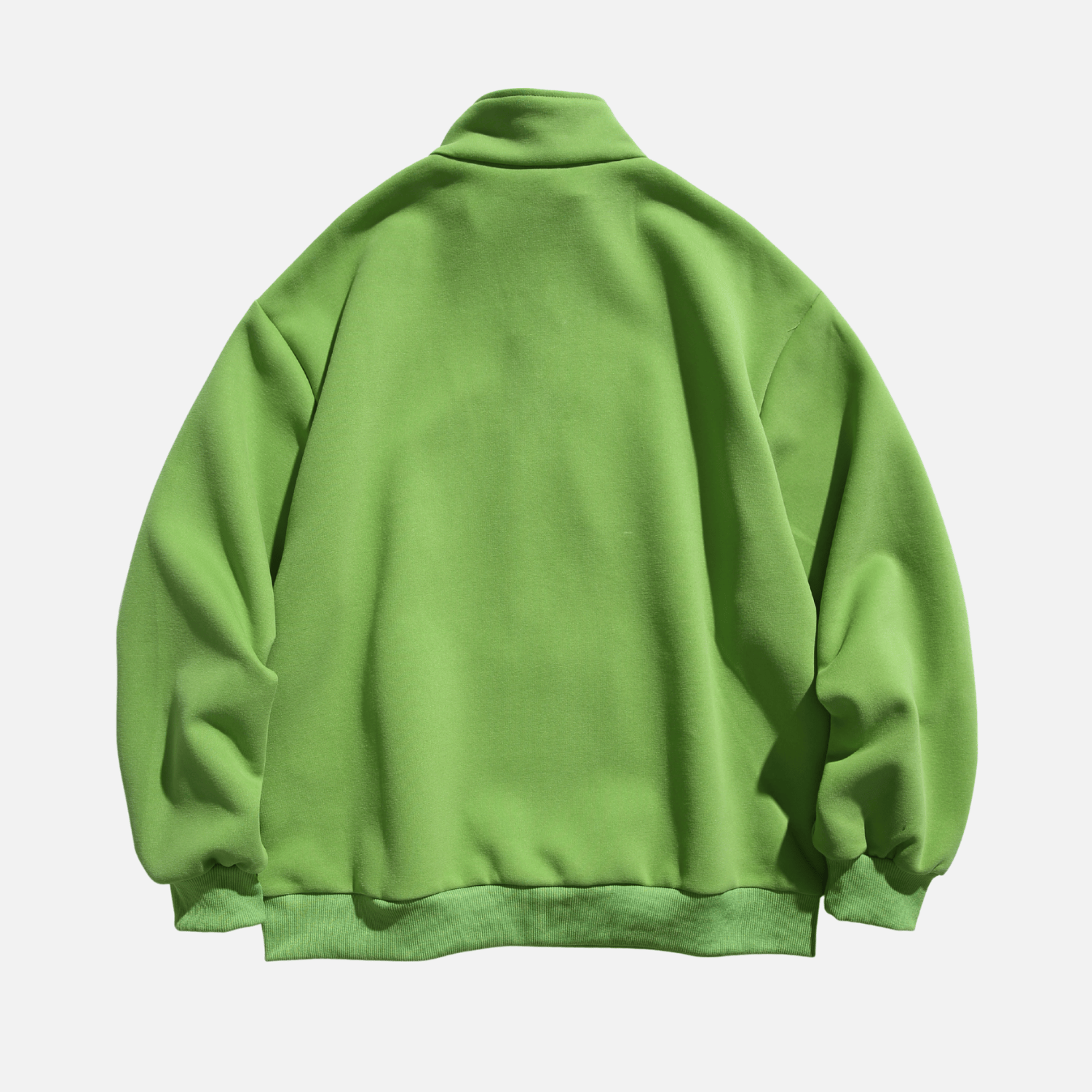 Half-Zip Letter Print Sweatshirt