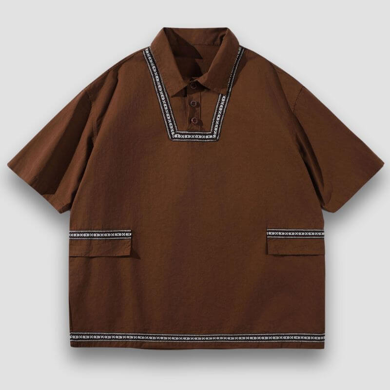 Japanische Vintage Ethnische Web-Shirts