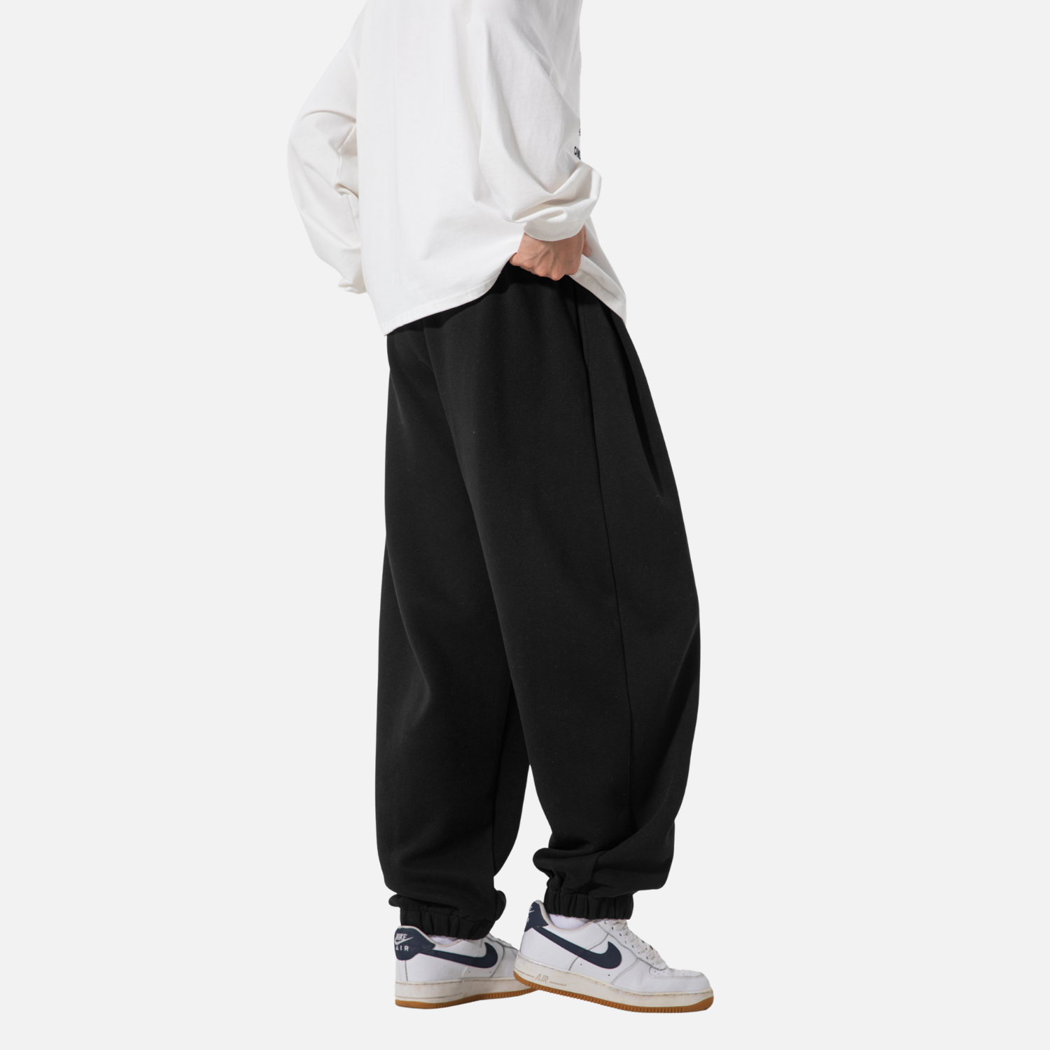 Letter Print Jogger Sweatpants