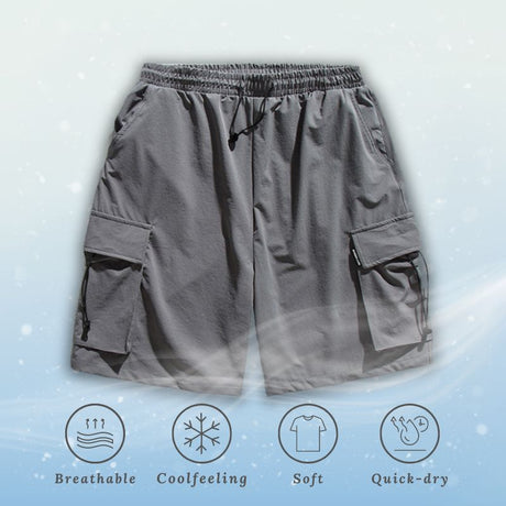 Ice Silk Cargo Shorts