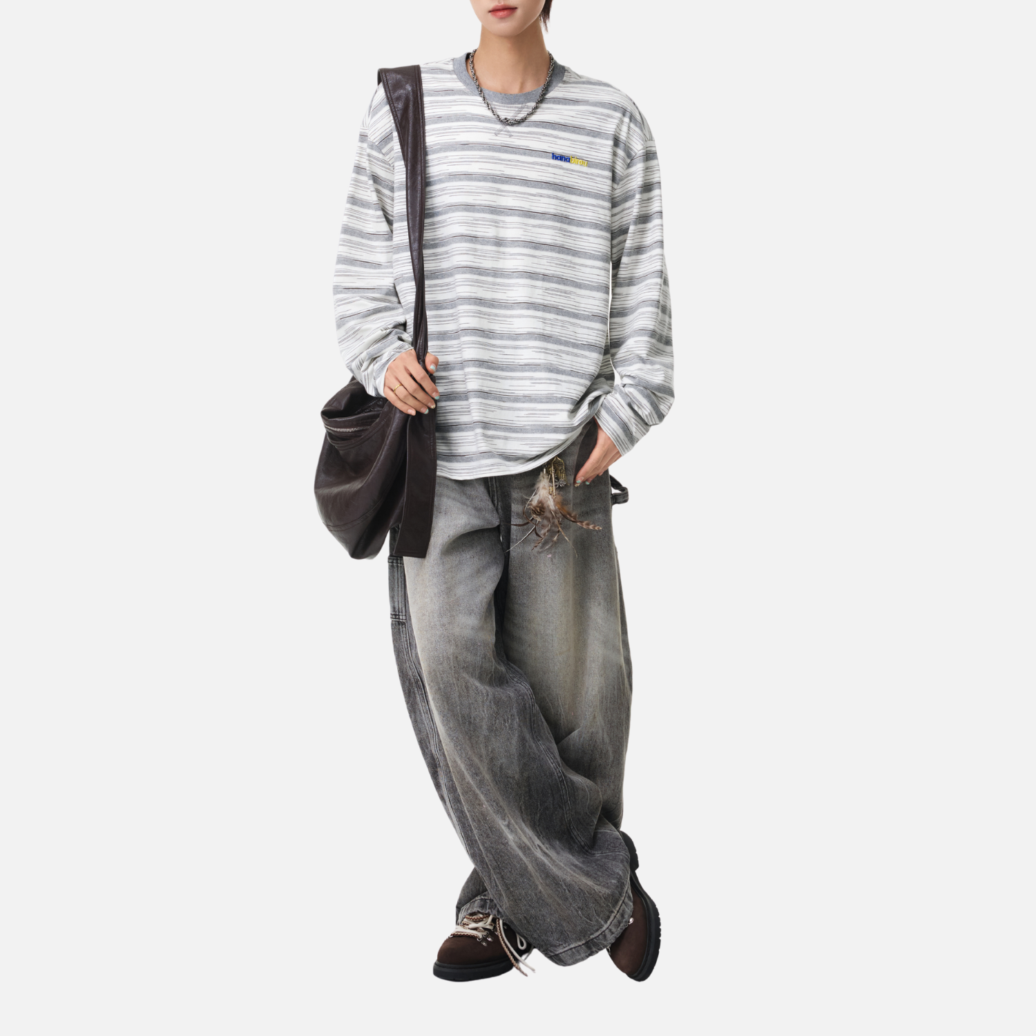 Japanese Striped Long Sleeve Tee
