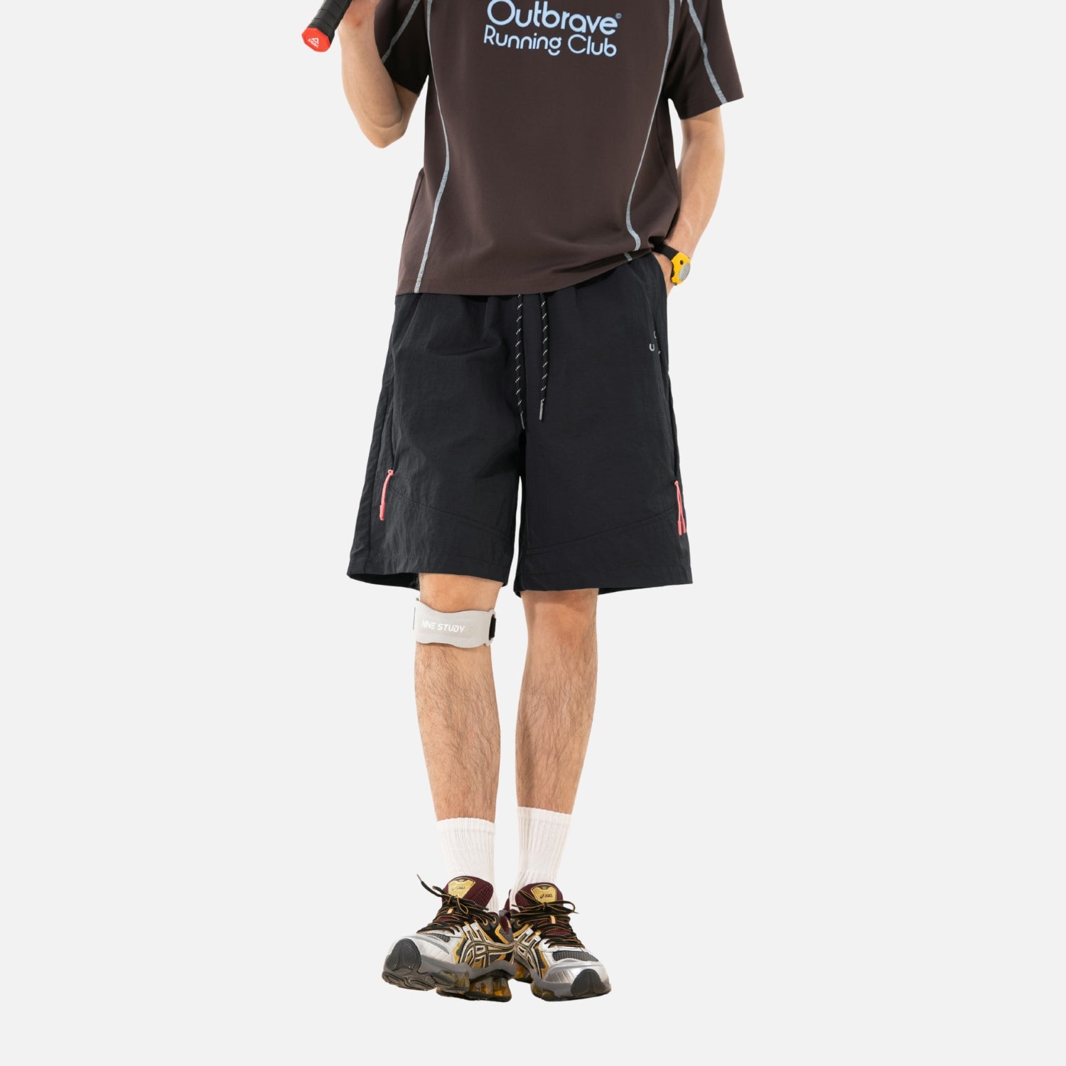 Water-Resistant Mesh Shorts
