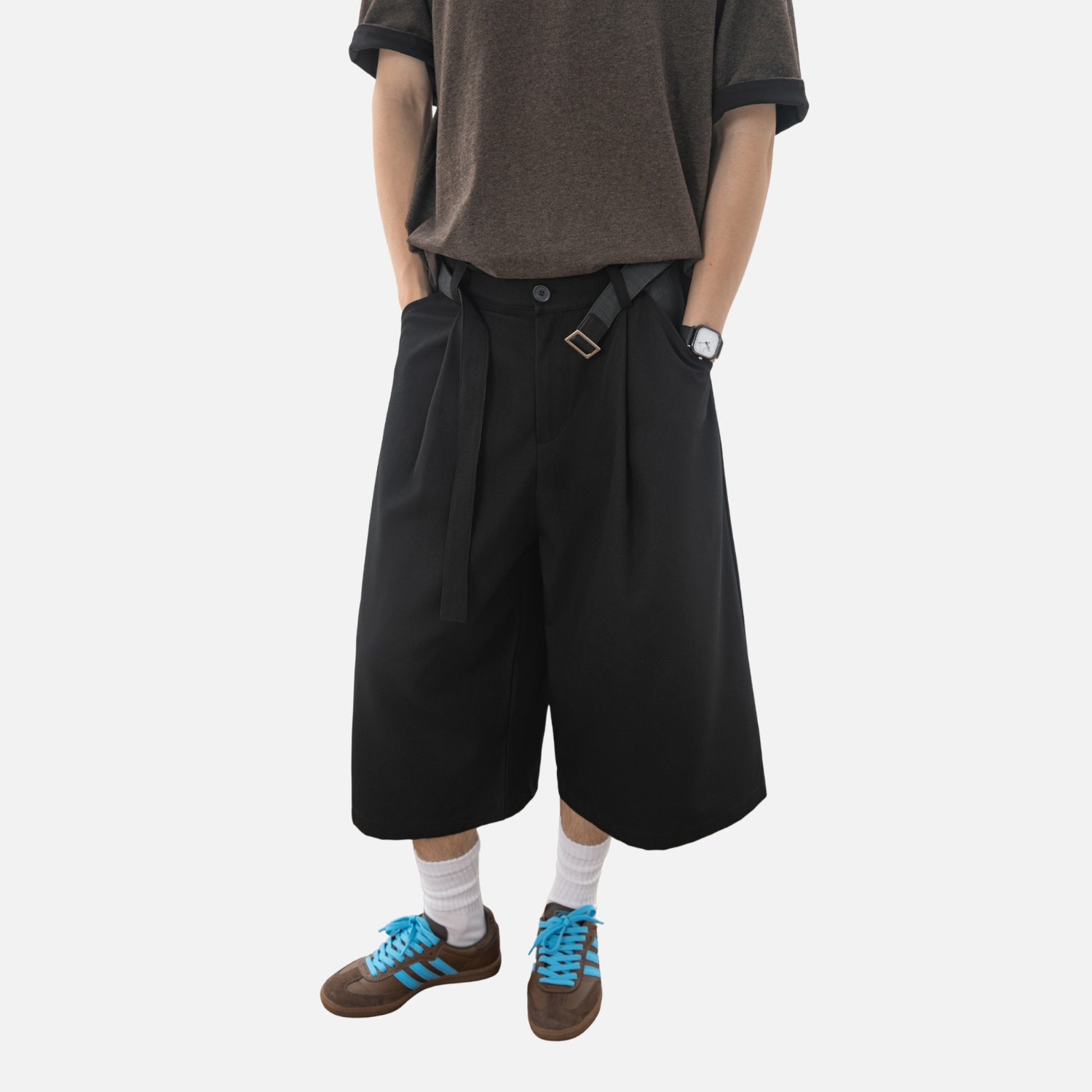 Shorts sur mesure à coupe Clean-Fit