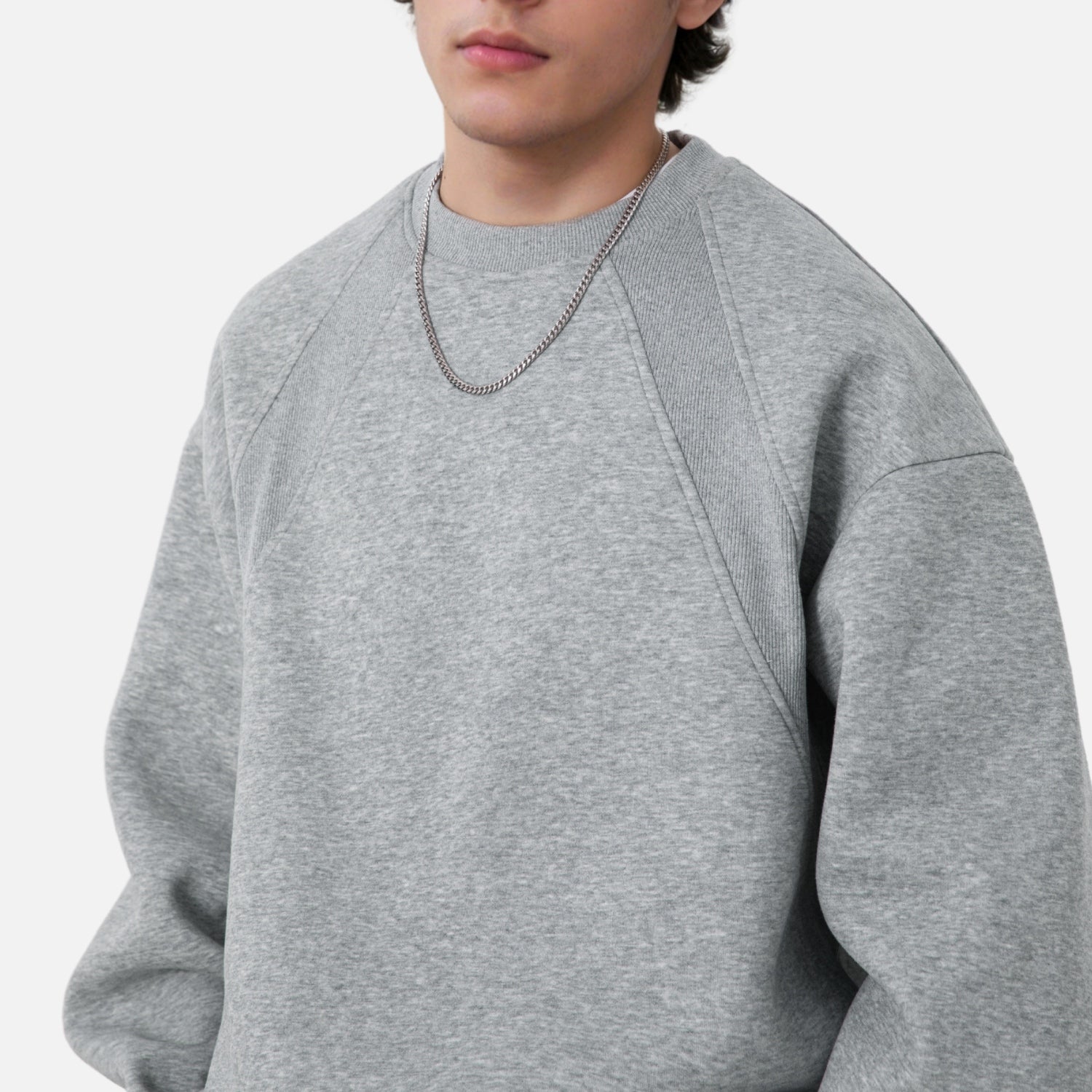 Heavyweight Space Cotton Crewneck Sweatshirt