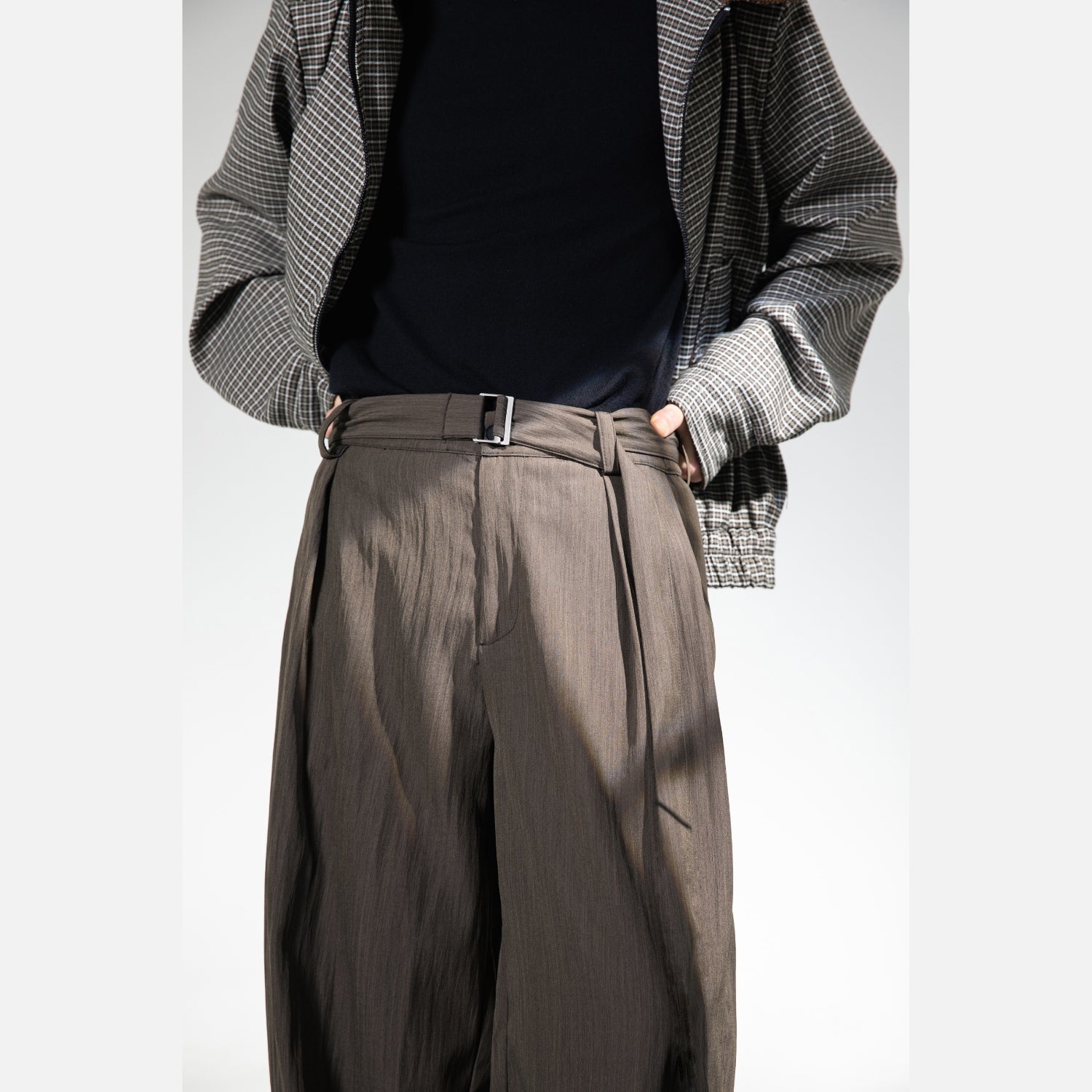 Japanese Wrinkled Texture Trousers
