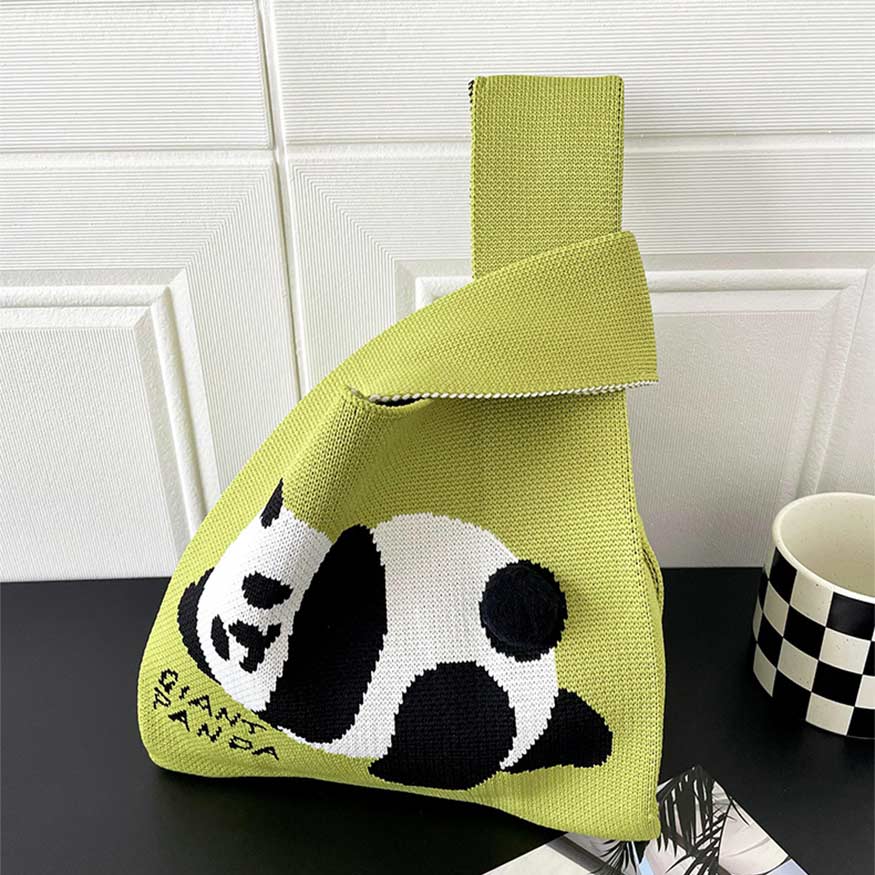 Knit Panda Chic Tote