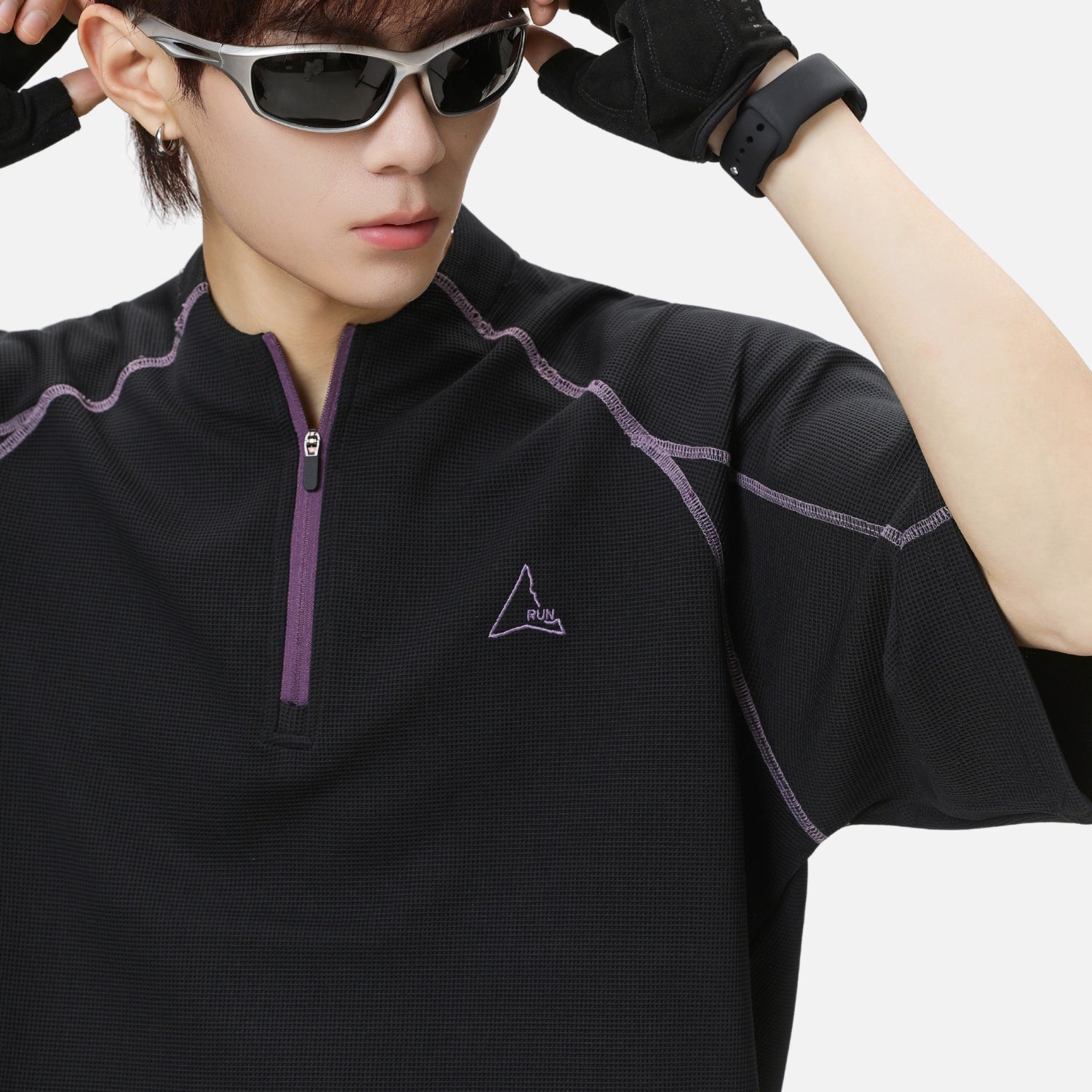 Cooling Quick-Dry Half-Zip Tee