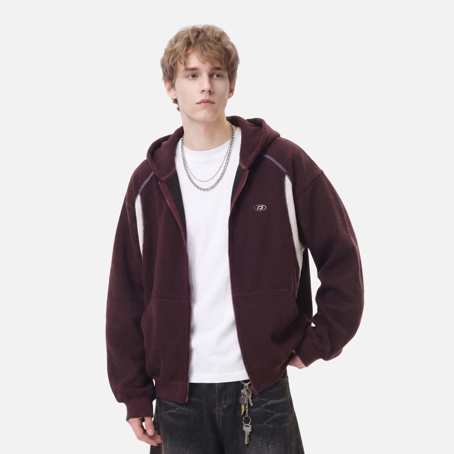 Heavyweight Raglan Zip Hoodie