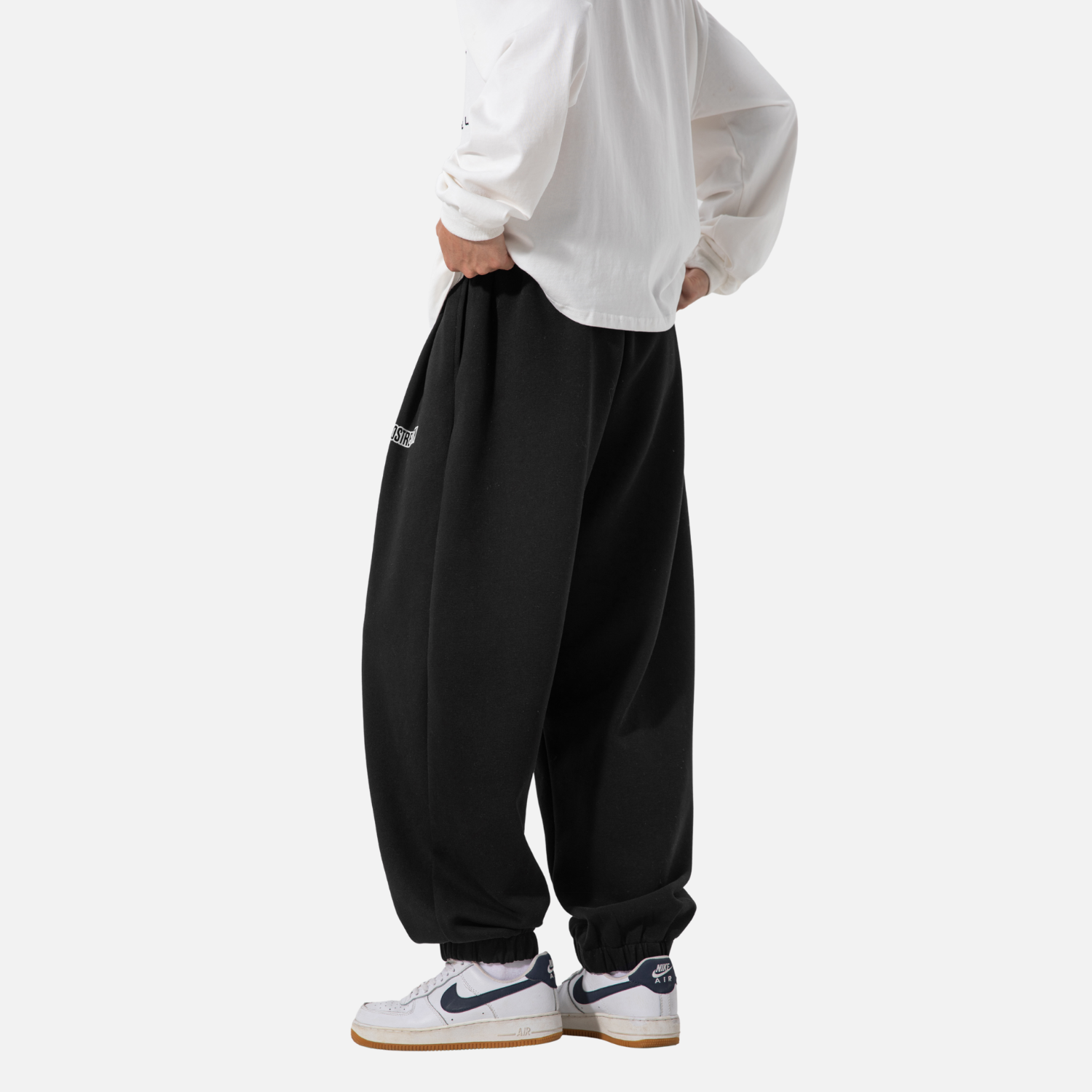 Letter Print Jogger Sweatpants