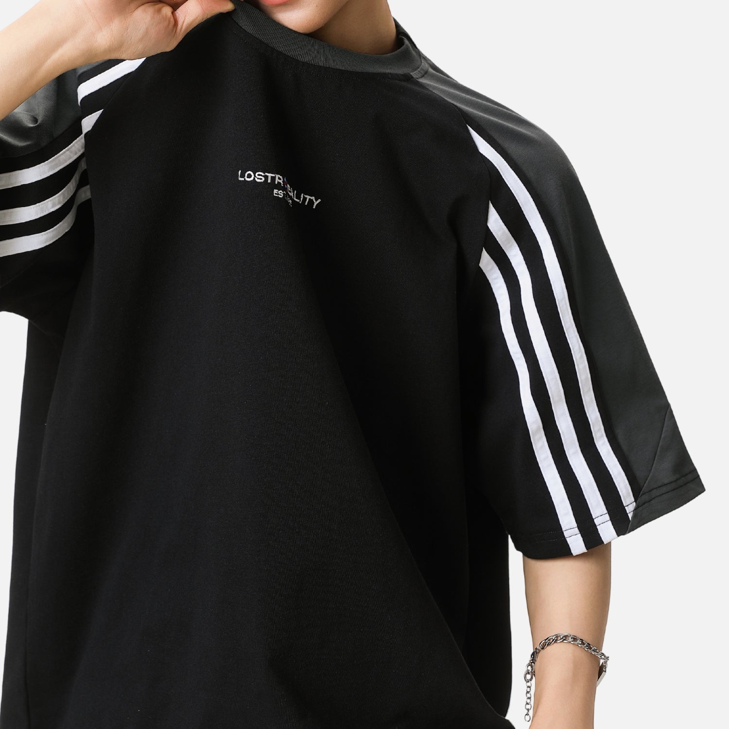 Vintage Raglan Graphic Cotton Tee