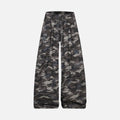 Camouflage Wide-Leg Pants
