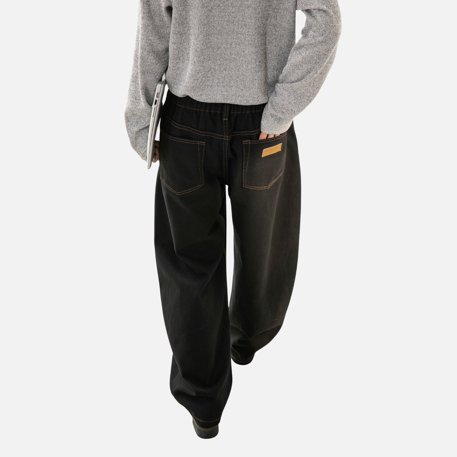 Twill Baggy Cotton Pants