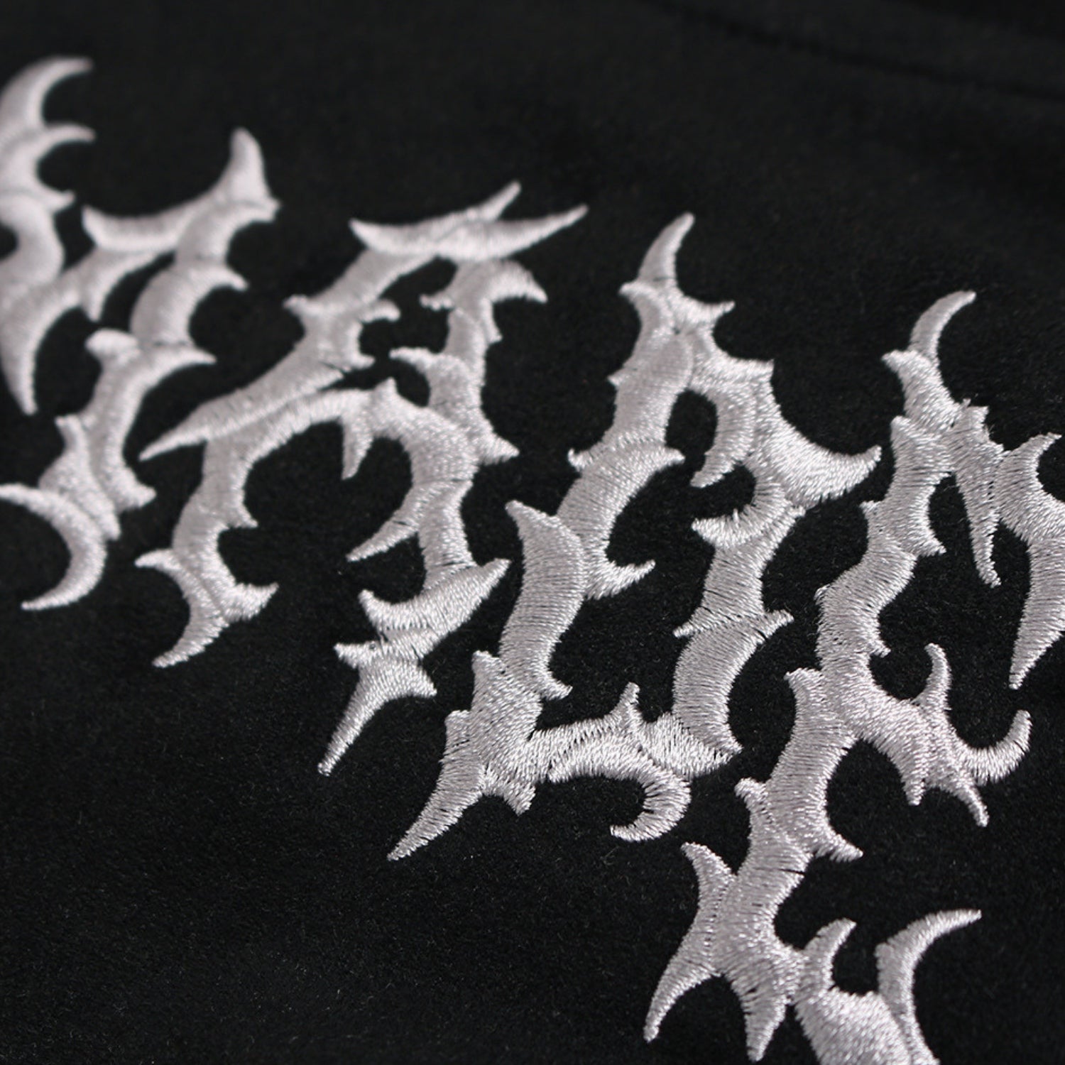 Sudadera retro de ante con capucha