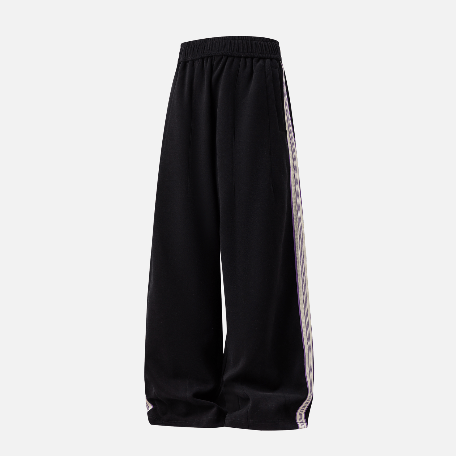 Freizeithose mit Colorblock-Streifen