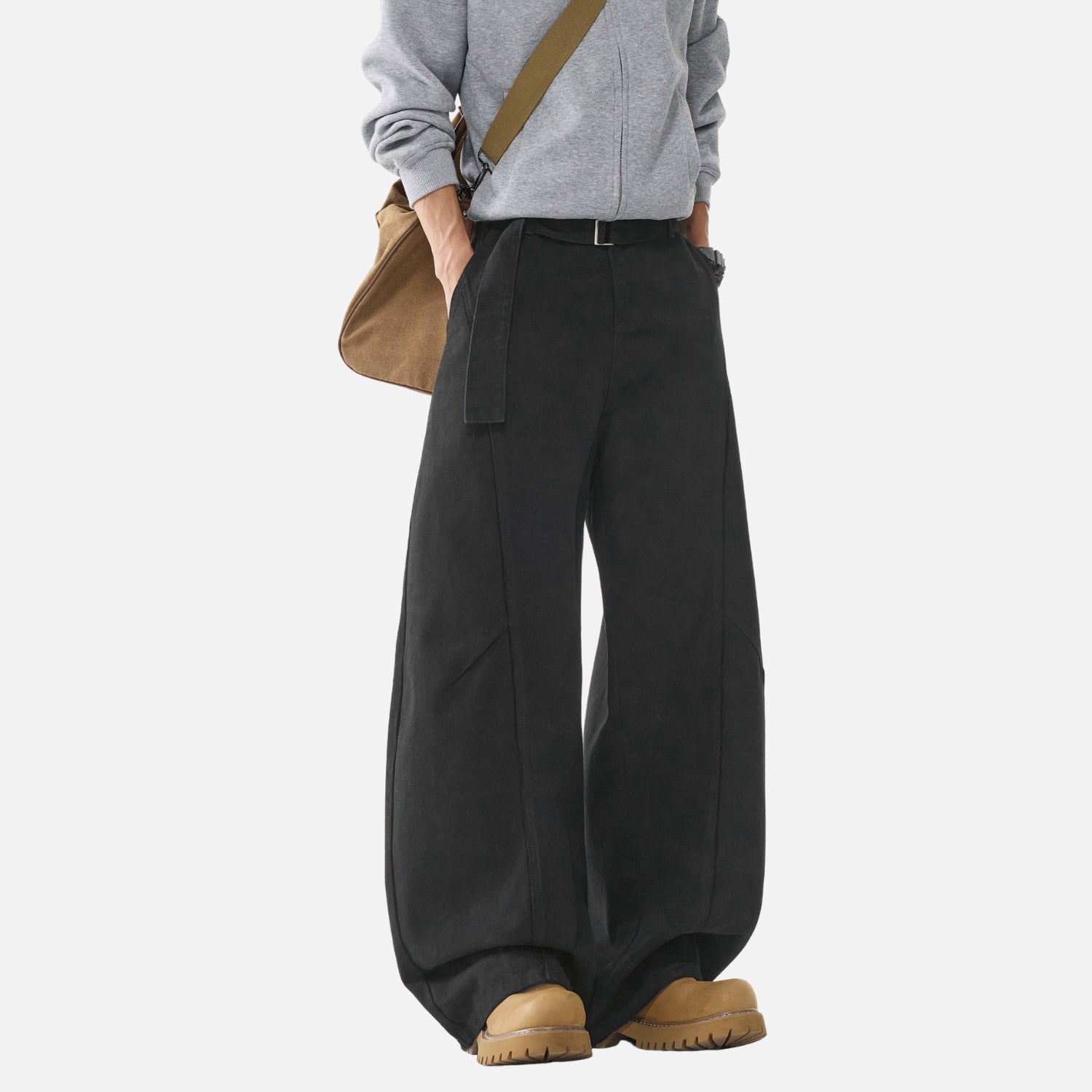 Vintage Structured Panel Utility Pants