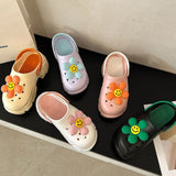 Smile flower Design Garden Clog