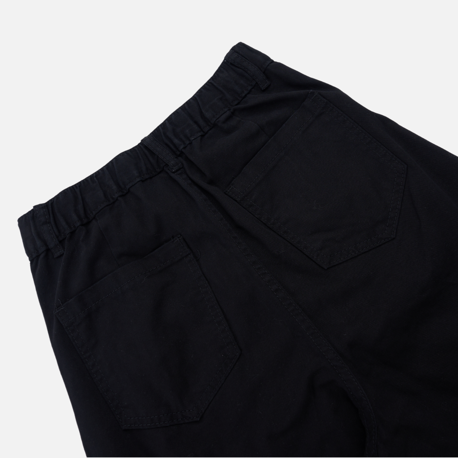 Pendant Detail Slant Cargo Baggy Pants