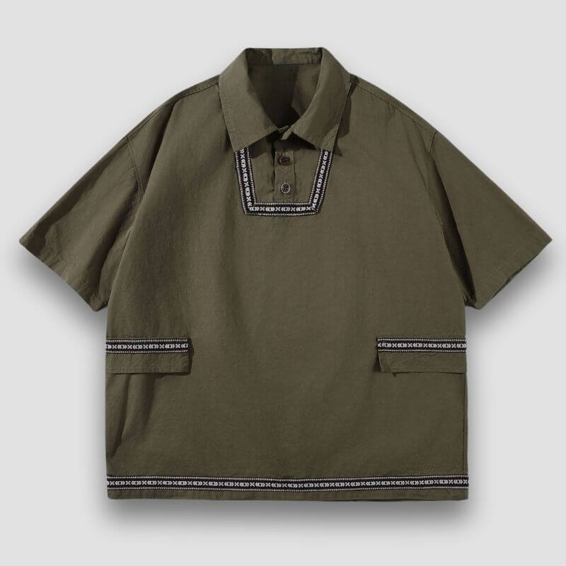 Japanische Vintage Ethnische Web-Shirts