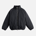 Minimalist Stand-Collar Puffer Jacket
