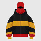 Y2K Vintage Patchwork Hoodie