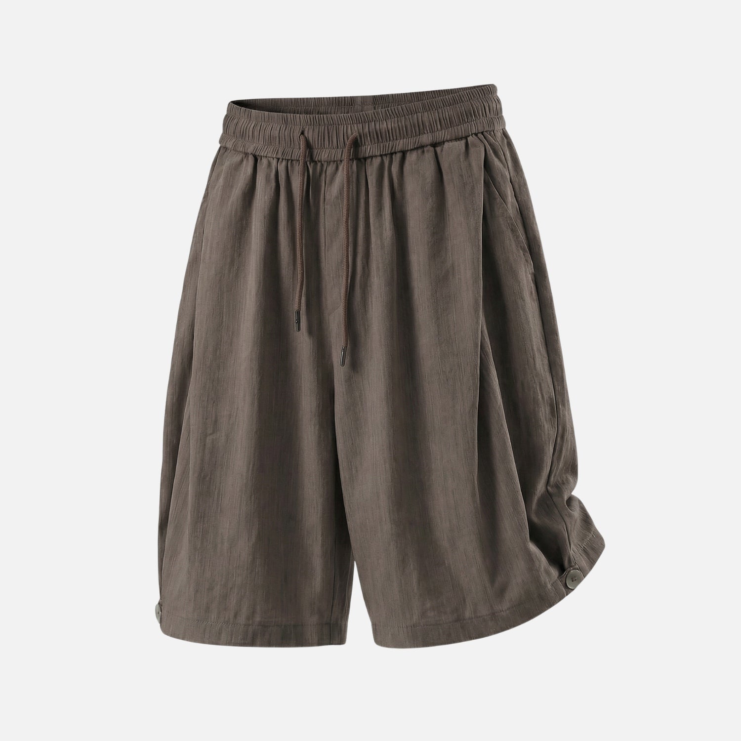 Pantalones cortos entallados plisados Clean-Fit