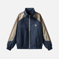 Colorblock Embroidered Utility Jacket