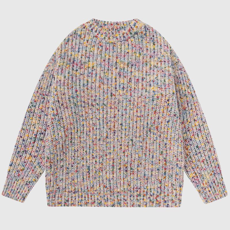 Mosaic Chunky Knit Sweater