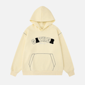 Embroidered Letter Hoodie