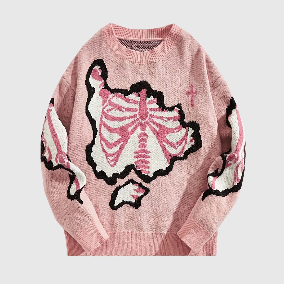 O.M Skeleton Knit hot Sweater