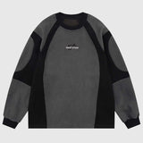 Color Block Crewneck Sweatshirt