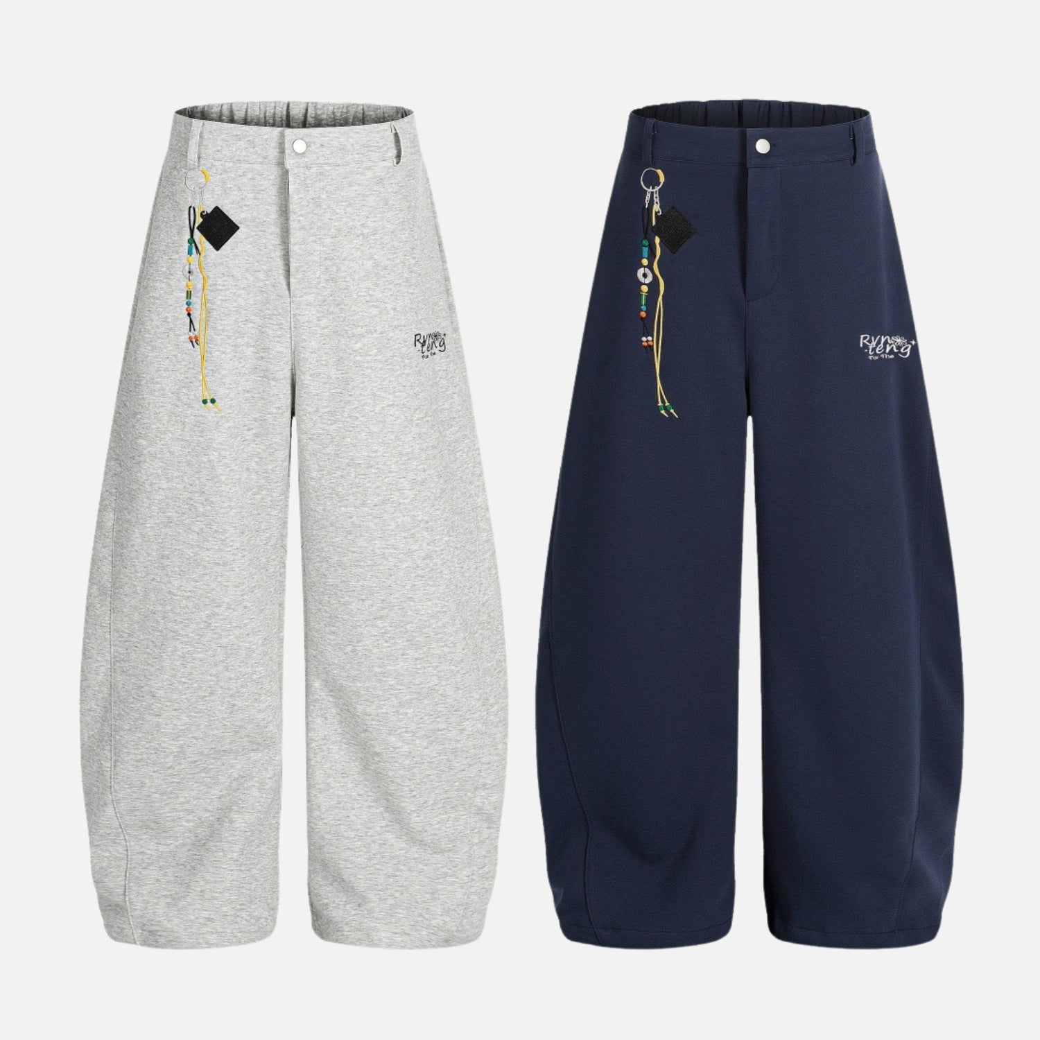 Scimitar Embroidered Baggy Pants