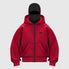 Double Hooded Zip-Up Hoodie