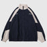 Colorblock Stand Collar Jacket