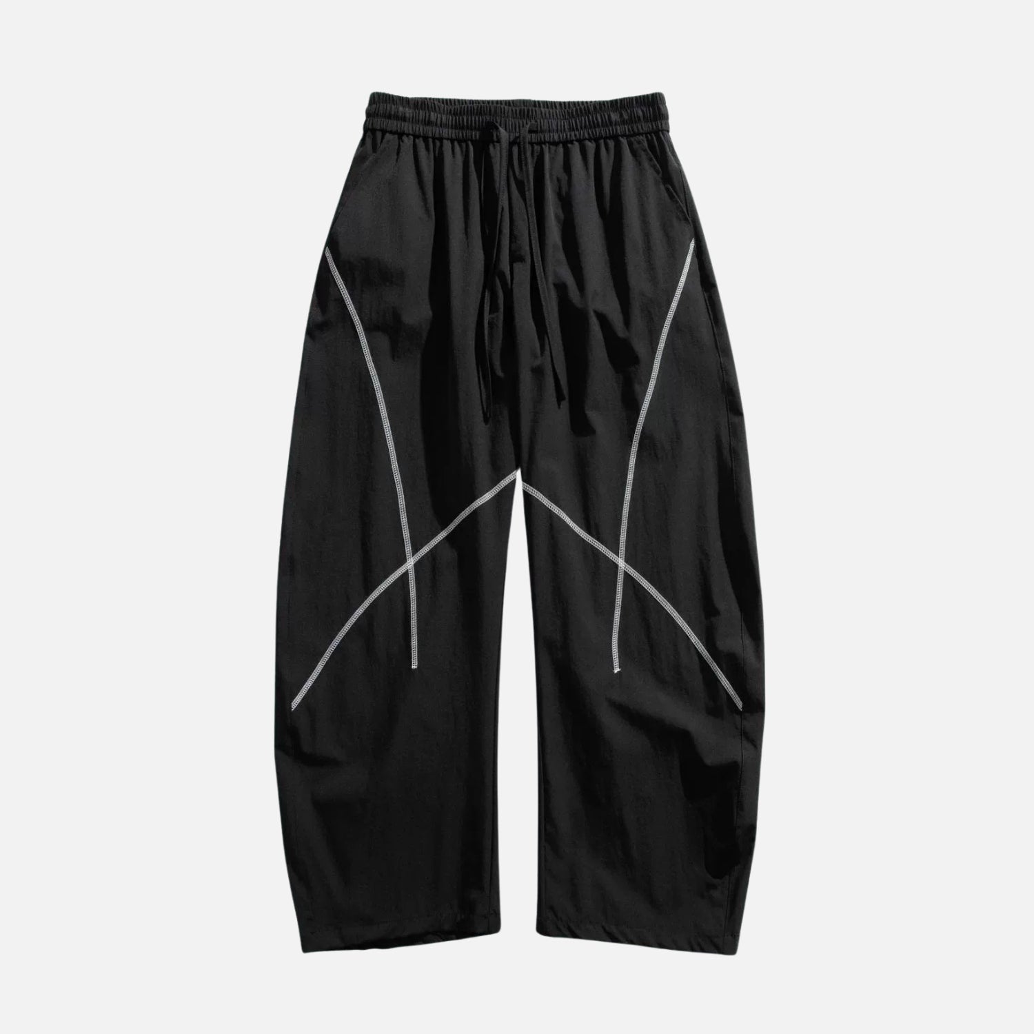 High-Street Contrast Stitch Pants