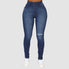 Ripped Design High Elasticity Jeans