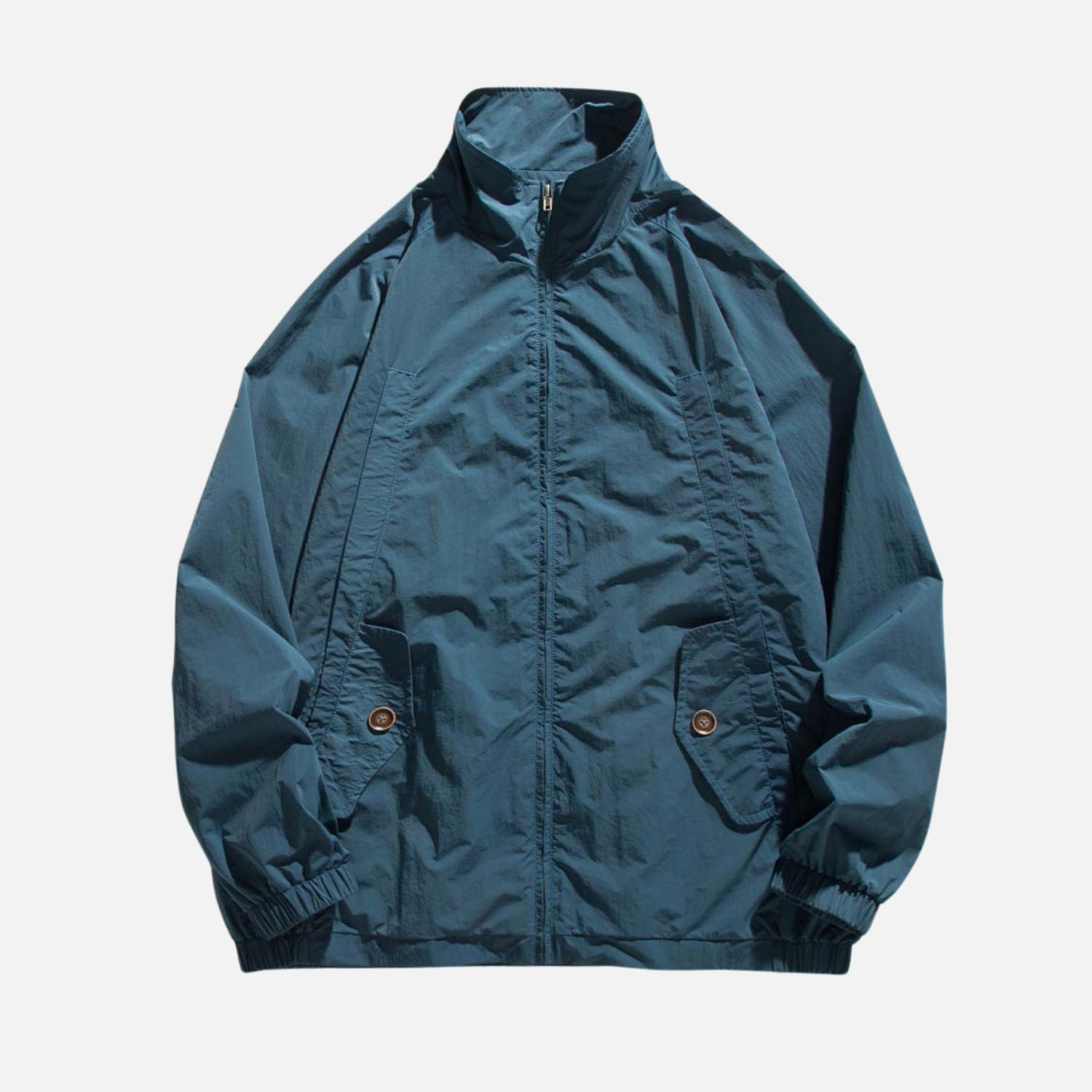 Japanese Workwear Stand-Collar Jacket