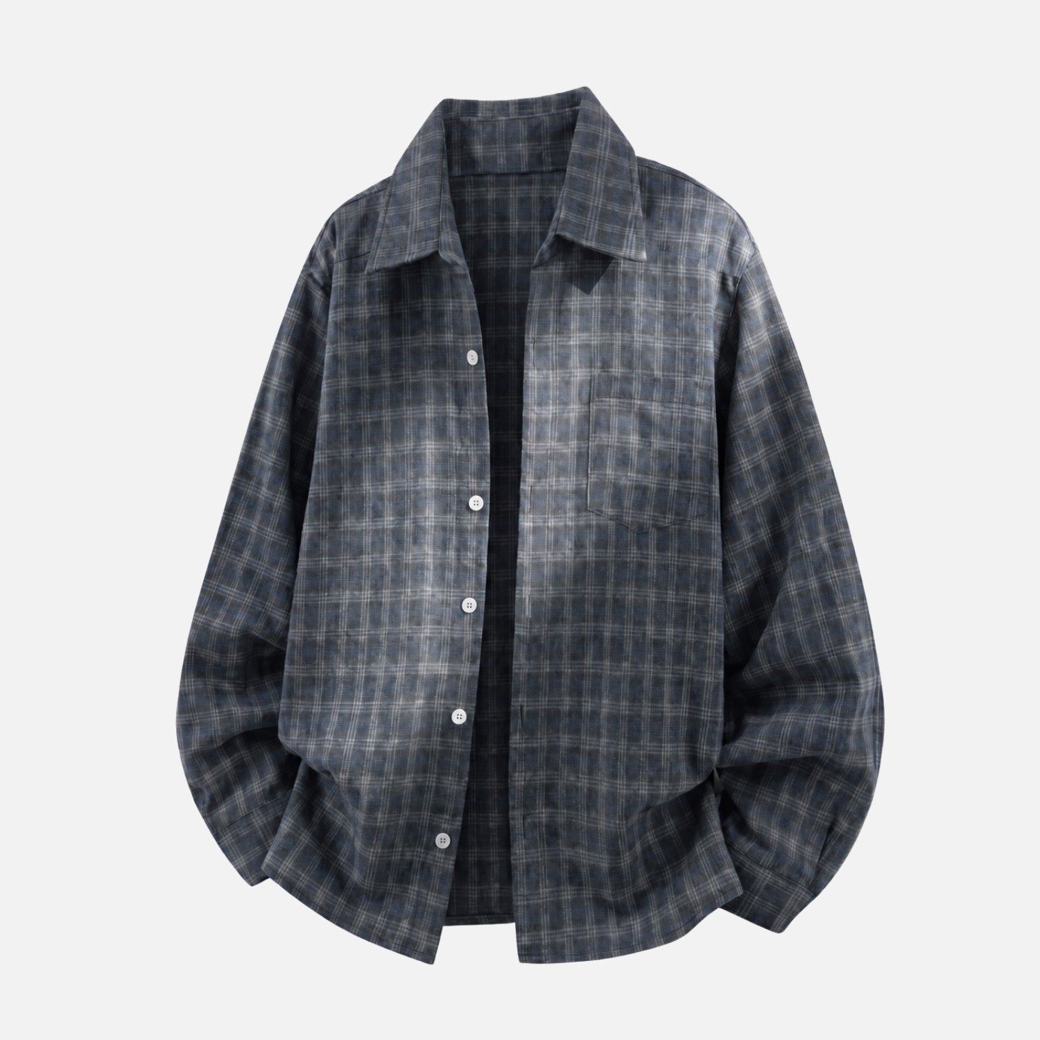 Vintage Plaid Brushed Shirt