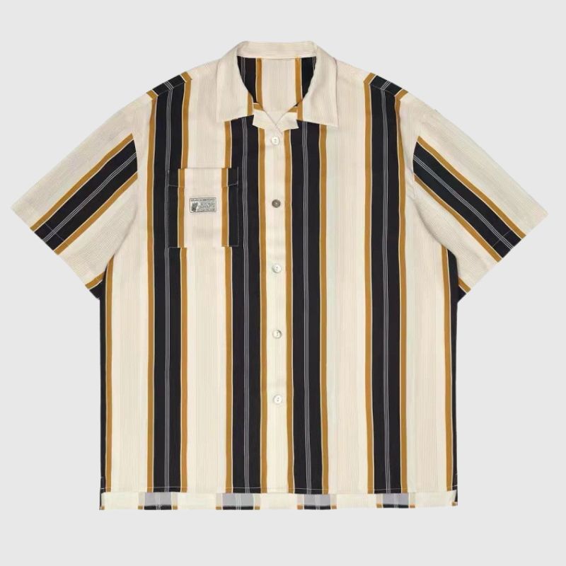 Vintage Striped Design Shirt