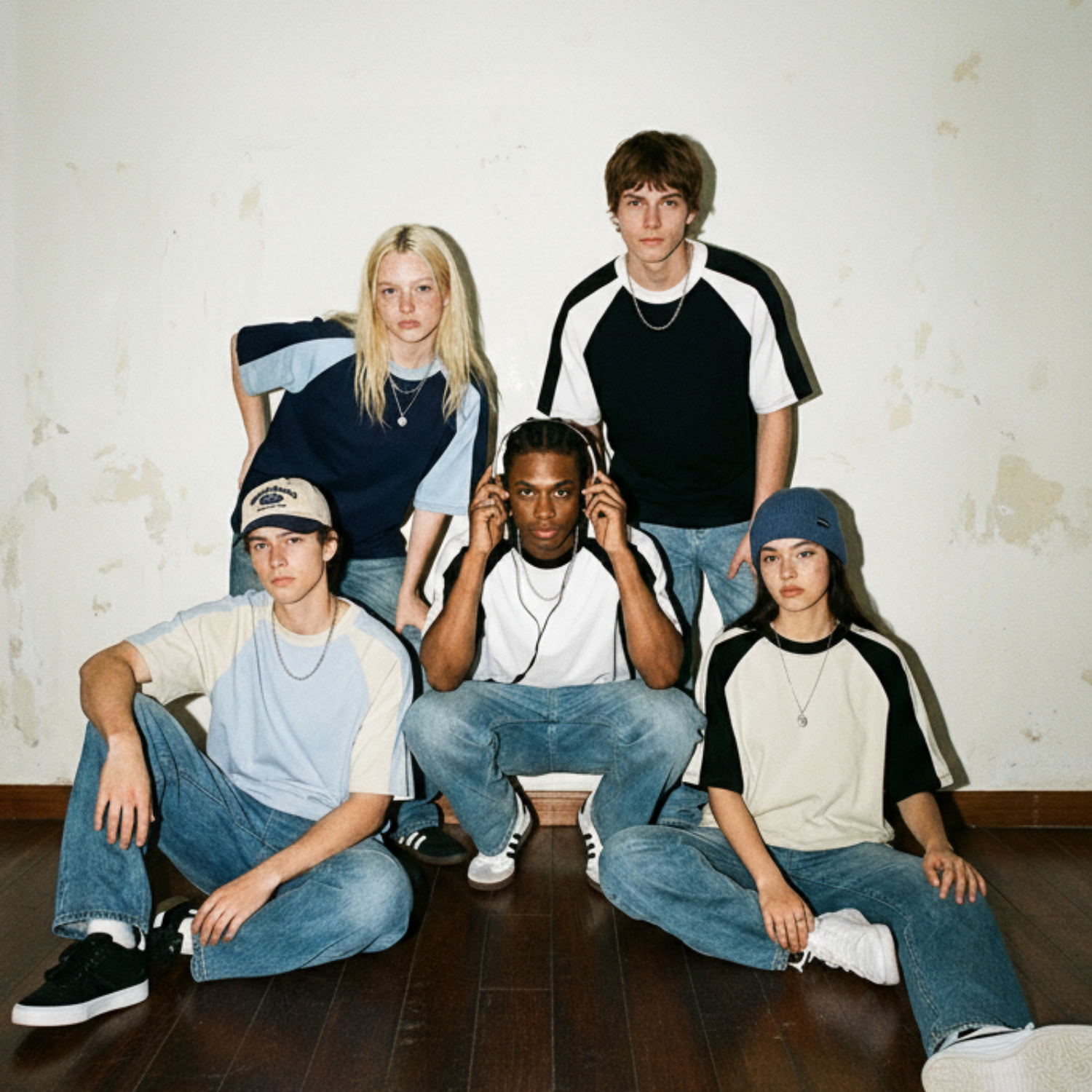 Camiseta Ranglán Color Block Clásica