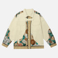 Embroidered Flower Patchwork Jacket